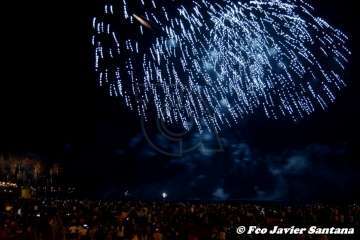 Los fuegos de Melenara 2018 (Foto Francisco Santana Ravelo)